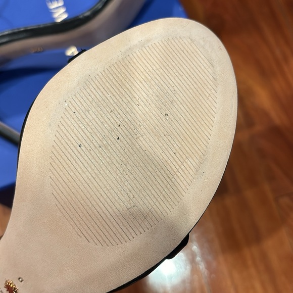 Stuart Weitzman Black Nudistsong Heels size 9B - Picture 7 of 11